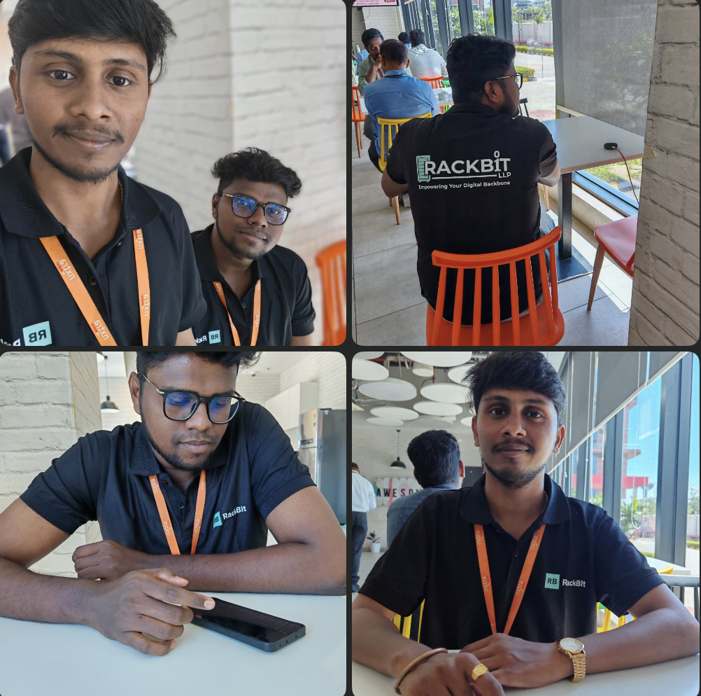 RackBit field technicians in uniform